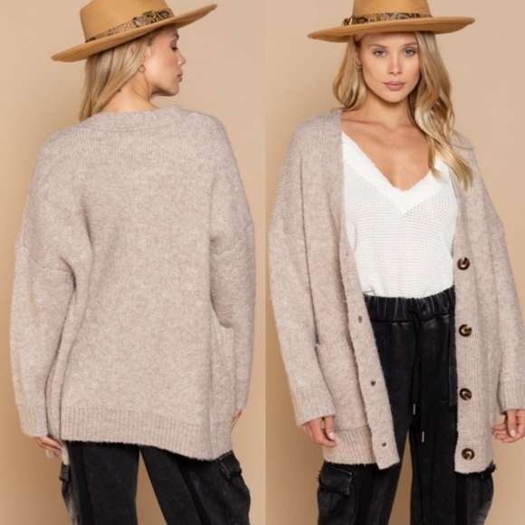 POL Button Front Cardigan BRAND NEW - Picture 1 of 5